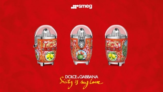 dolce and gabbana smeg juicer