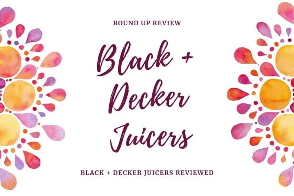 black and decker juicer