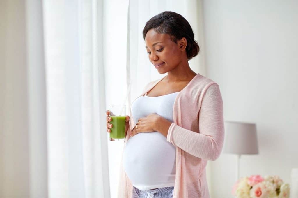 green juice whilst pregnant