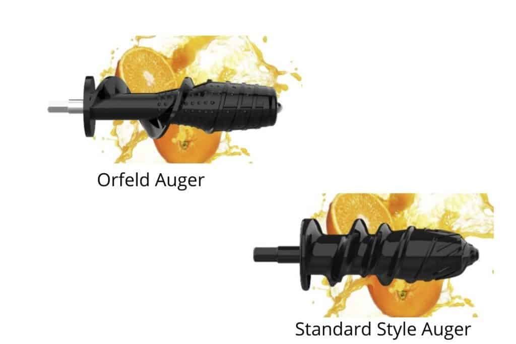 orfeld juicer auger design